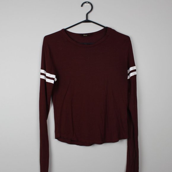 Long Sleeve Shirt with Striped Arms - Picture 1 of 2